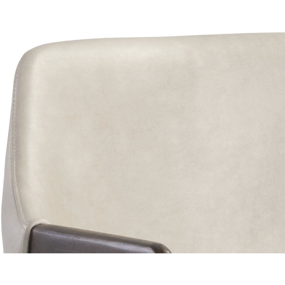 Milton Smoke Acacia / Bravo Cream Dining Armchair